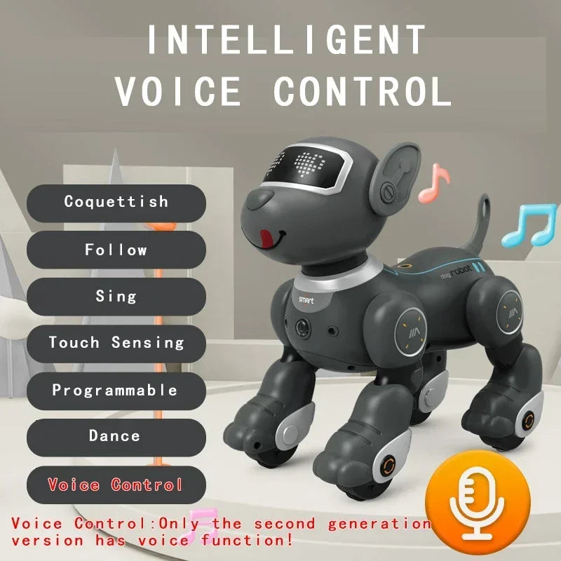 Smart Remote Control Robot for Kids Toys Children Girls Boys RC Animals Electric Dancing Dog Sensing Machine Robotic Puzzle Pets